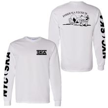 Load image into Gallery viewer, Moon Ska Dog Long Sleeve Shirt - White