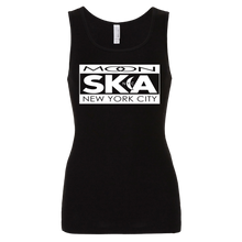 Load image into Gallery viewer, Moon Ska Logo Ladies Tank - Black