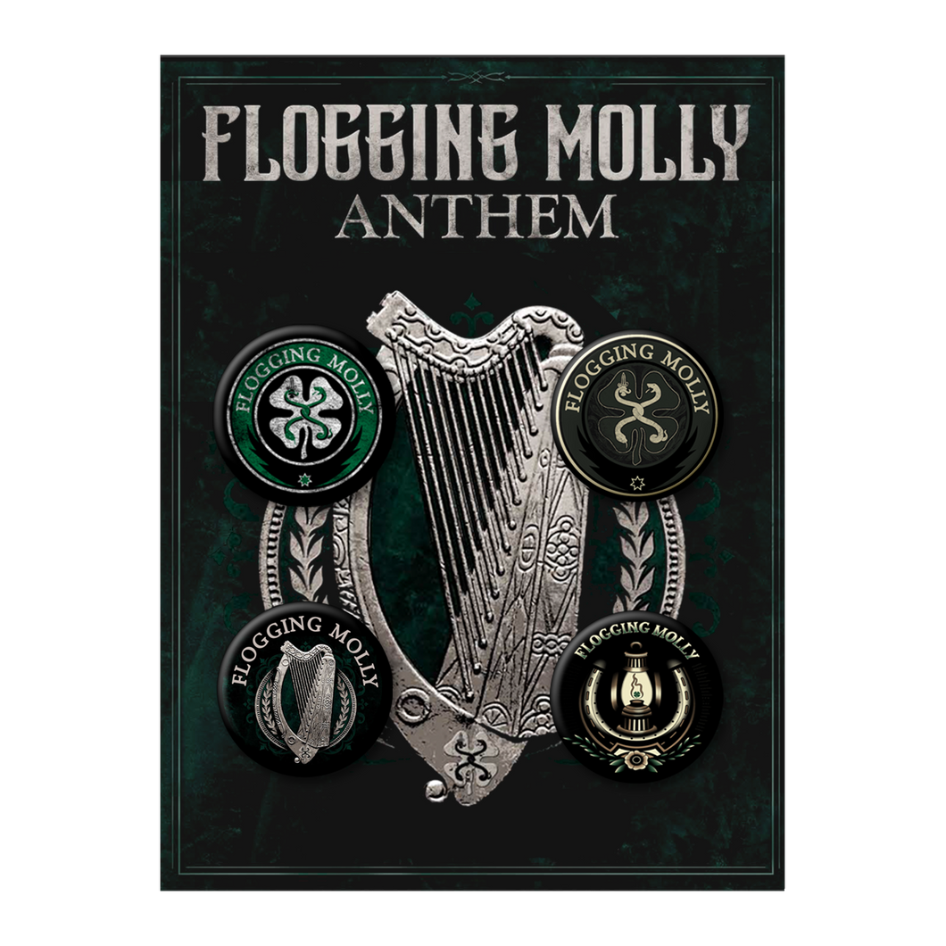 Flogging Molly - 4 Button Set