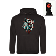 Load image into Gallery viewer, 2024 Rebellion Festival - Mermaid Hooded Sweatshirt (Black)
