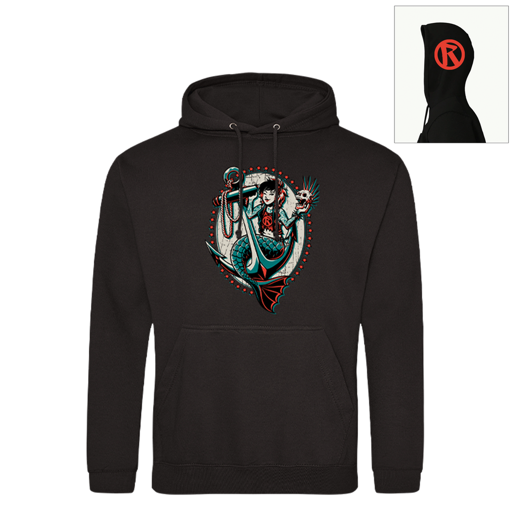 2024 Rebellion Festival - Mermaid Hooded Sweatshirt (Black)