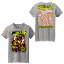 Load image into Gallery viewer, 2025 Rebellion Festival - Event T-Shirt Ladies (Gray)
