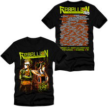 Load image into Gallery viewer, 2025 Rebellion Festival - Event T-Shirt (Black)
