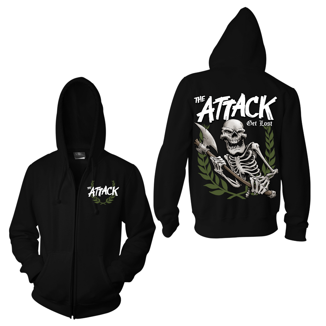 The Attack - Get Lost Zip Up Hoodie